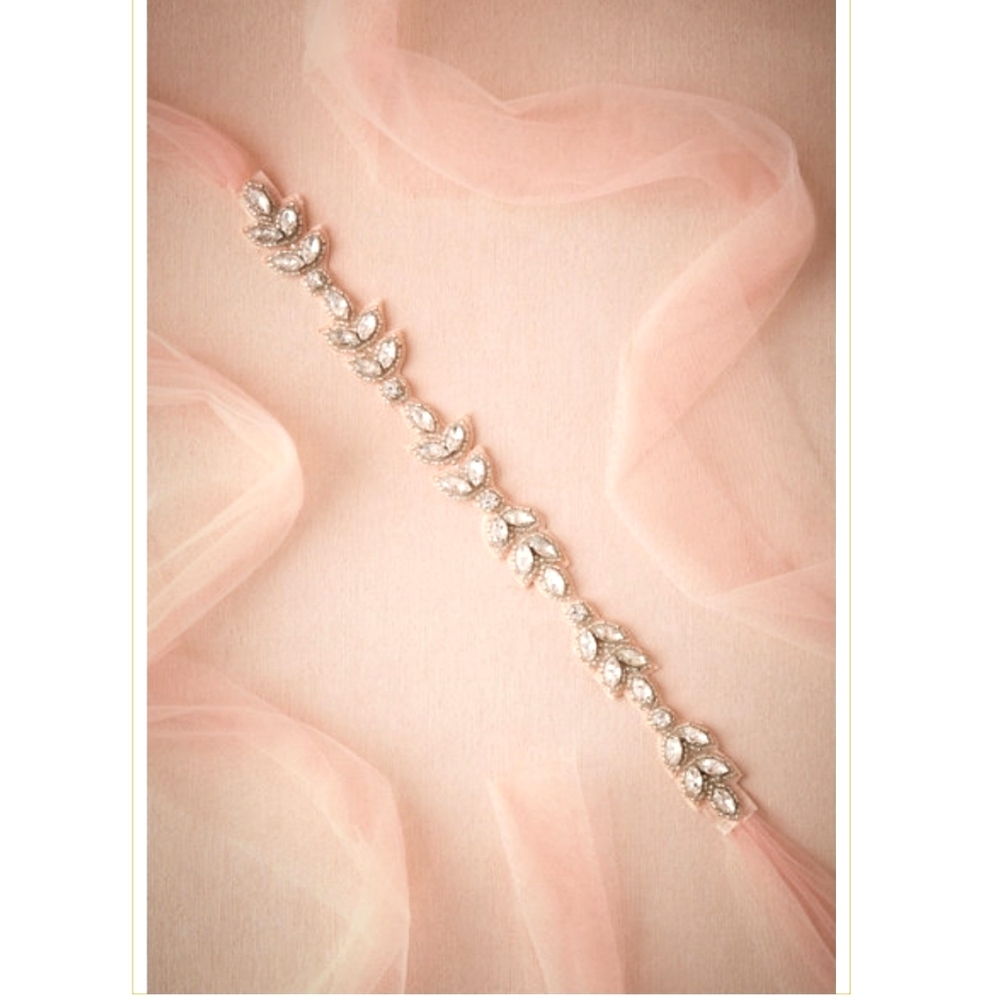 NWT BHLDN Nilda blush sash
